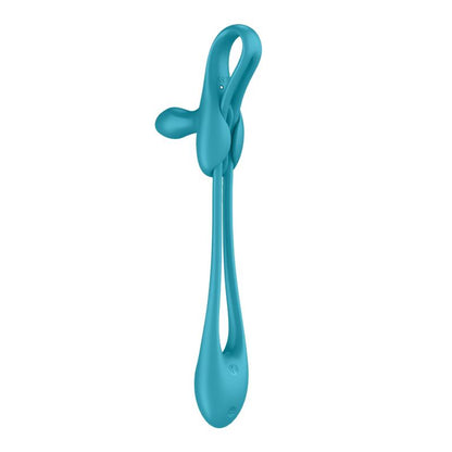 SATISFYER - PLUG & PLAY 1 VIBRADOR ANAL FLEXIBLE AZUL