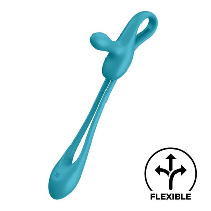 SATISFYER - PLUG & PLAY 1 VIBRADOR ANAL FLEXIBLE AZUL