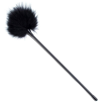 LATETOBED BDSM LINE - PLUMAS ESTIMULADORAS 40 CM NEGRO