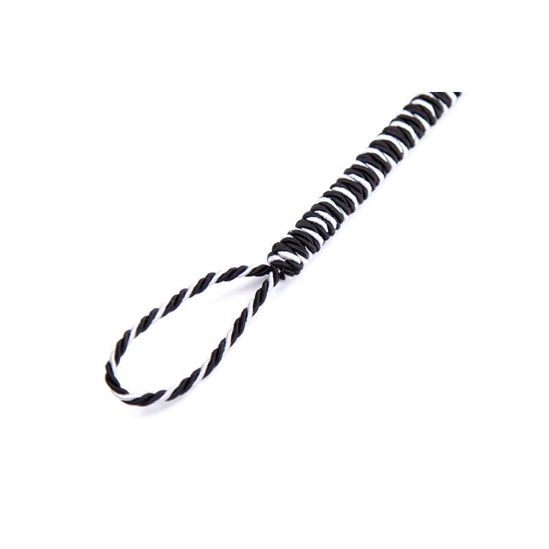 LATETOBED BDSM LINE - PLUMAS ESTIMULADORAS 46 CM BLANCO/NEGRO