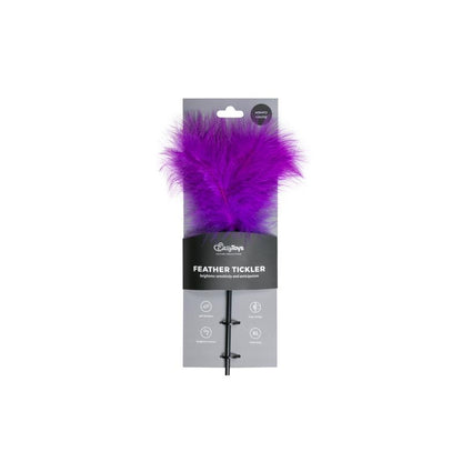 EASYTOYS - PLUMAS ESTIMULADORAS CON MANGO LARGO - PÚRPURA