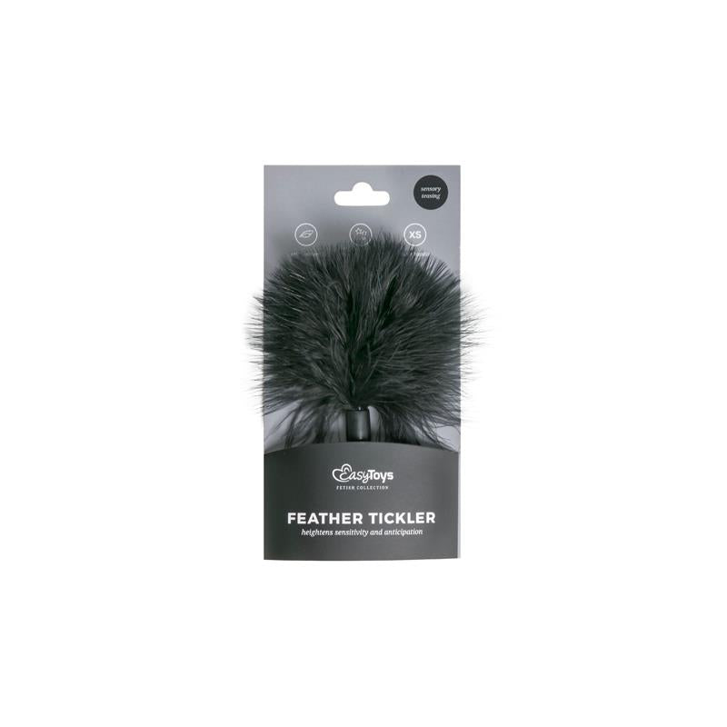 EASYTOYS - PLUMAS ESTIMULADORAS  -NEGRAS
