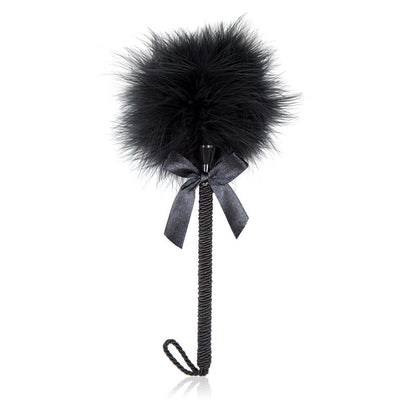 LATETOBED BDSM LINE - PLUMERO CON LAZO 25 CM NEGRO