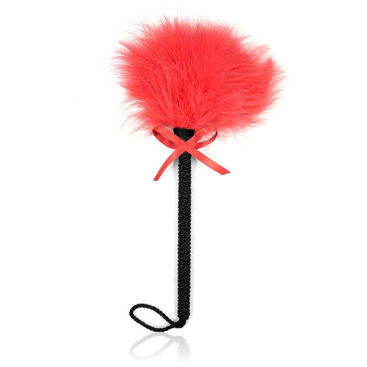 LATETOBED BDSM LINE - PLUMERO CON LAZO 25 CM ROJO