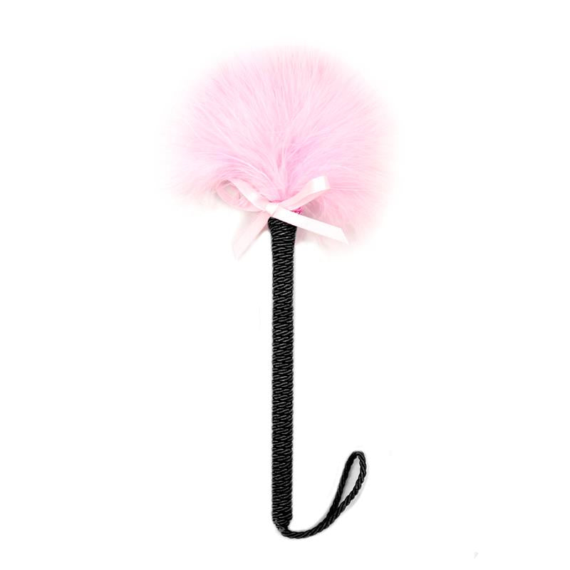 LATETOBED BDSM LINE - PLUMERO CON LAZO 25 CM ROSA