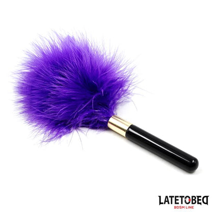 LATETOBED BDSM LINE - PLUMERO MINI PÚRPURA 18CM