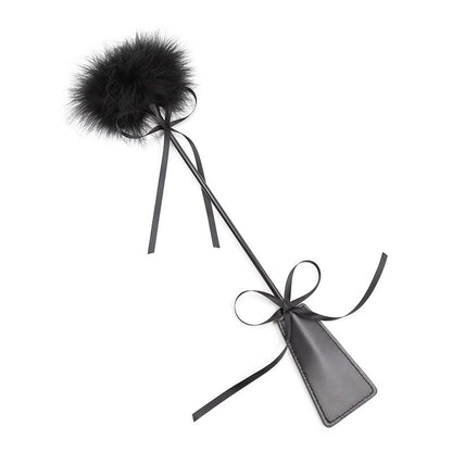 LATETOBED BDSM LINE - PLUMERO Y FUSTA 2 EN 1 49 CM NEGRO
