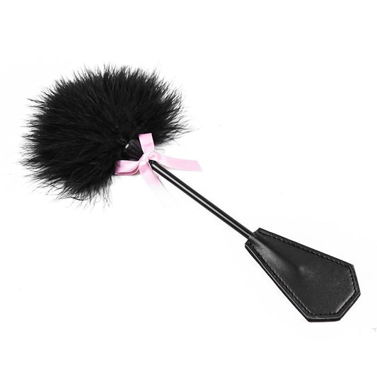LATETOBED BDSM LINE - PLUMERO Y PALA 2 EN 1 29 CM NEGRO