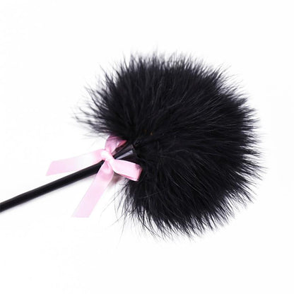 LATETOBED BDSM LINE - PLUMERO Y PALA 2 EN 1 29 CM NEGRO