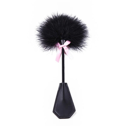 LATETOBED BDSM LINE - PLUMERO Y PALA 2 EN 1 29 CM NEGRO