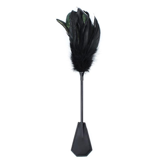 LATETOBED BDSM LINE - PLUMERO Y PALA 2 EN 1 48 CM NEGRO