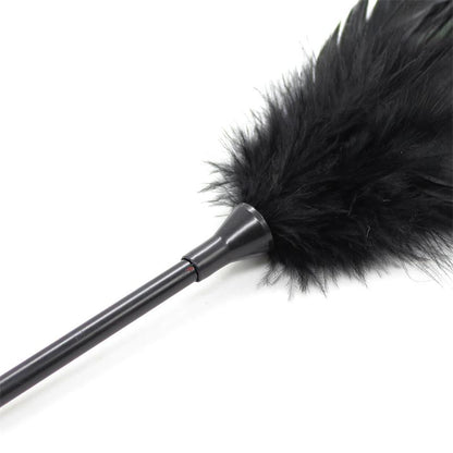 LATETOBED BDSM LINE - PLUMERO Y PALA 2 EN 1 48 CM NEGRO