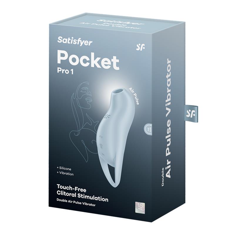 SATISFYER - POCKET PRO 1 AZUL