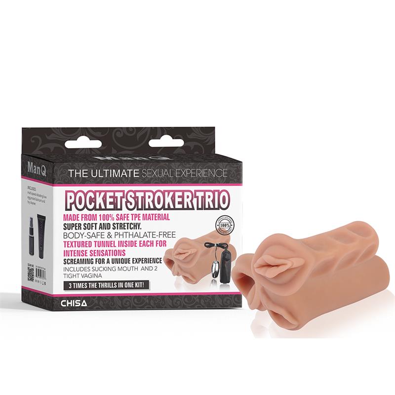 CHISA - POCKET STROKER TRIO SET DE 3