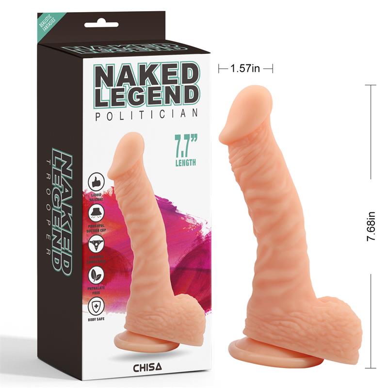 CHISA - POLITICIAN DILDO SILICONA LÍQUIDA 7.7 - 19.5CM