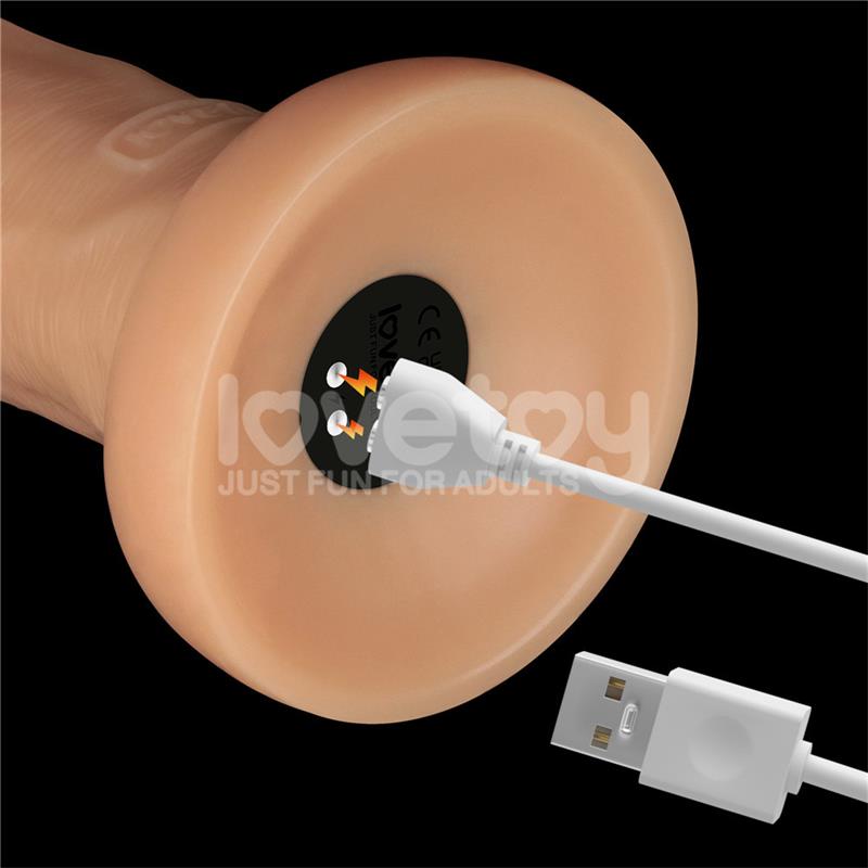 LOVETOY - POWER BASICS DILDO CON VIBRACIÓN 10