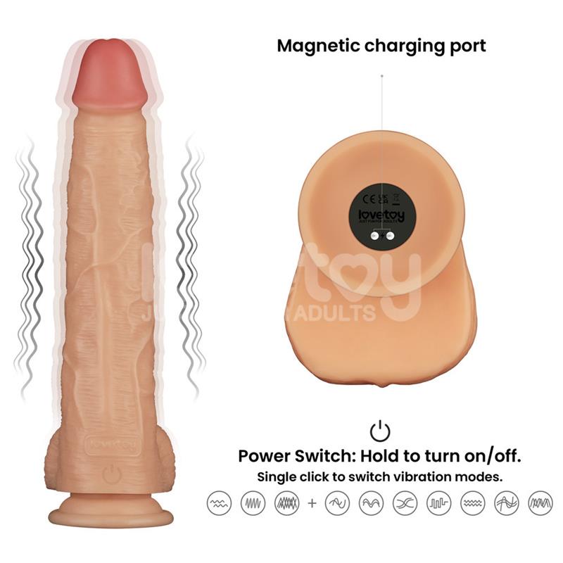 LOVETOY - POWER BASICS DILDO CON VIBRACIÓN 11