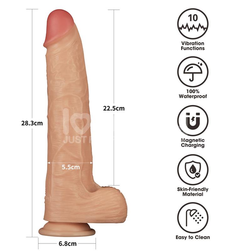 LOVETOY - POWER BASICS DILDO CON VIBRACIÓN 11