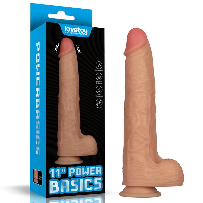 LOVETOY - POWER BASICS DILDO CON VIBRACIÓN 11