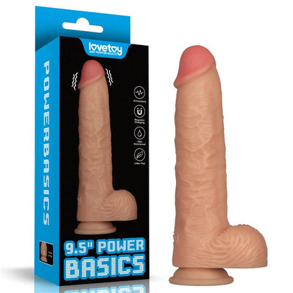 LOVETOY - POWER BASICS DILDO CON VIBRACIÓN 9.5