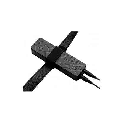 STRAP U - POWER PEGGER VIBRADOPR DOBLE CON ARNÉS NEGRO