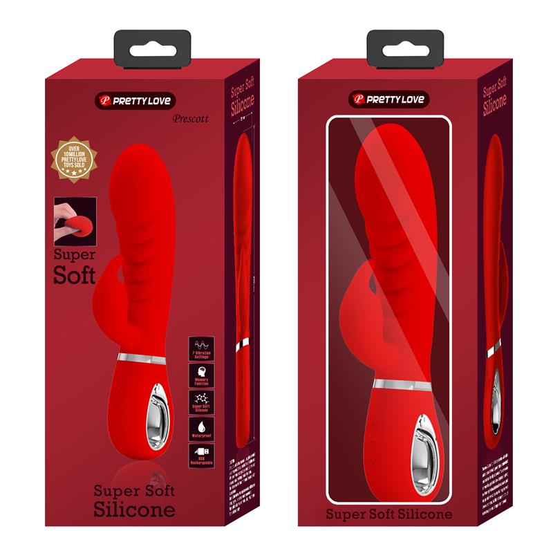 PRETTYLOVE - PRESCOTT VIBRADOR PUNTO G ROJO