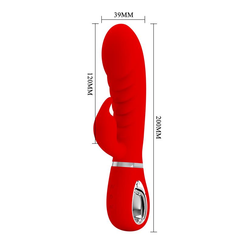 PRETTYLOVE - PRESCOTT VIBRADOR PUNTO G ROJO