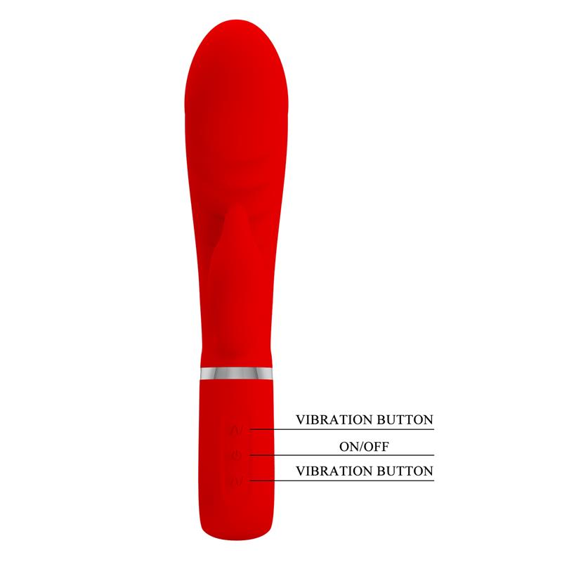 PRETTYLOVE - PRESCOTT VIBRADOR PUNTO G ROJO