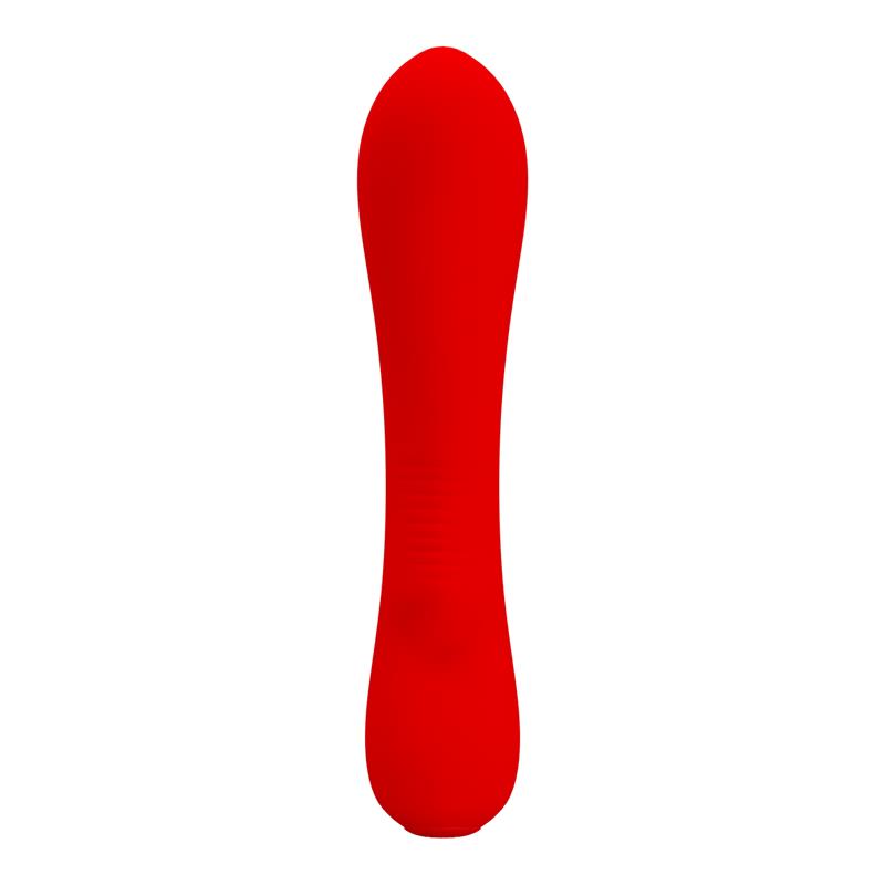PRETTYLOVE - PRESCOTT VIBRASOR USB SILICONA ROJO