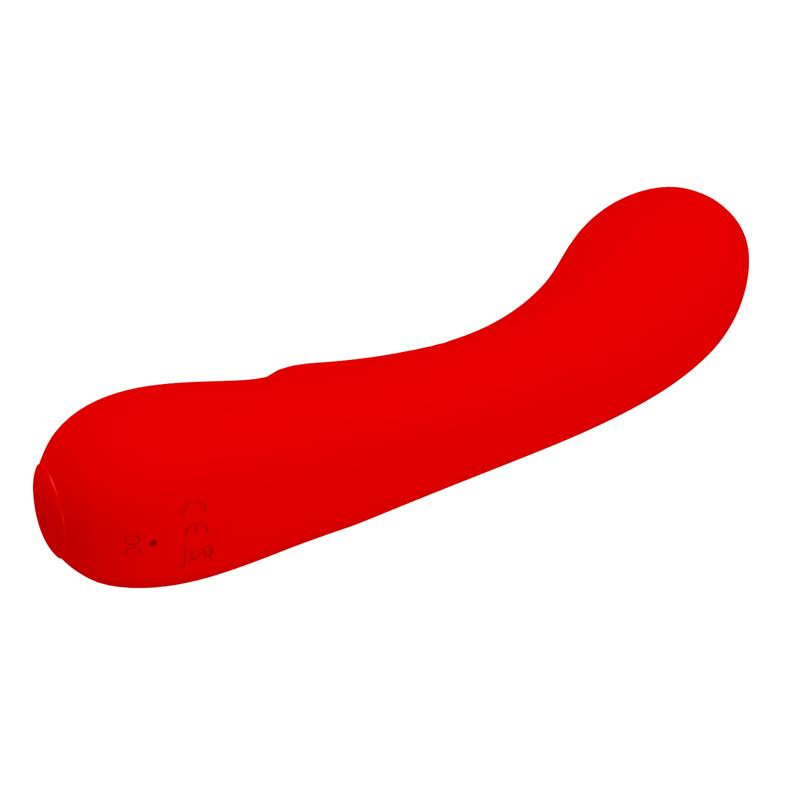 PRETTYLOVE - PRESCOTT VIBRASOR USB SILICONA ROJO