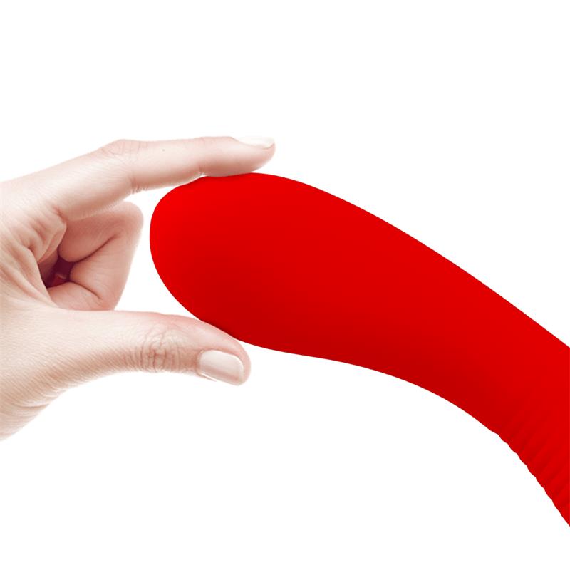 PRETTYLOVE - PRESCOTT VIBRASOR USB SILICONA ROJO