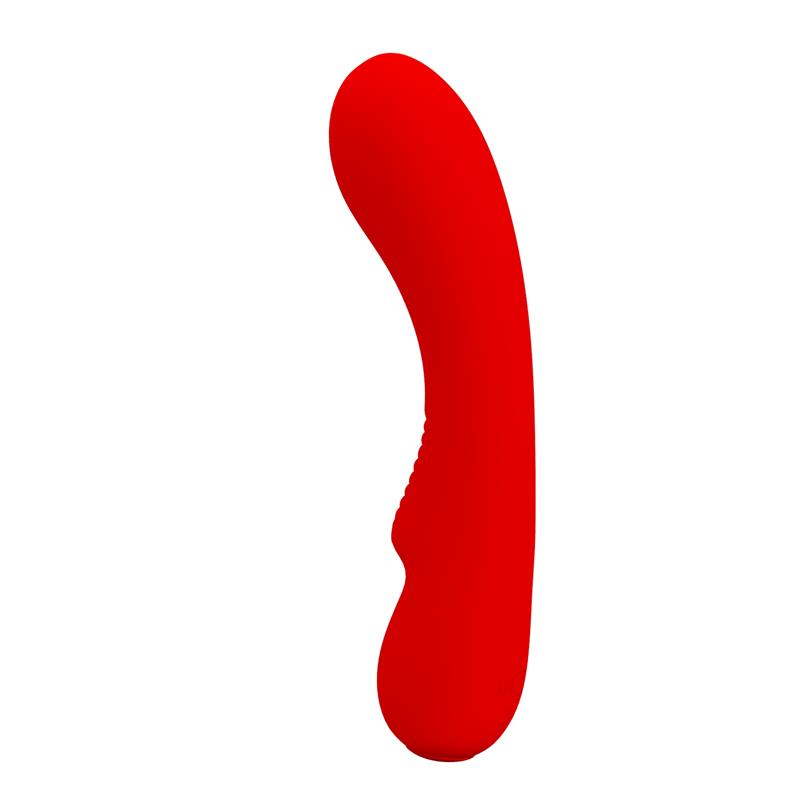 PRETTYLOVE - PRESCOTT VIBRASOR USB SILICONA ROJO