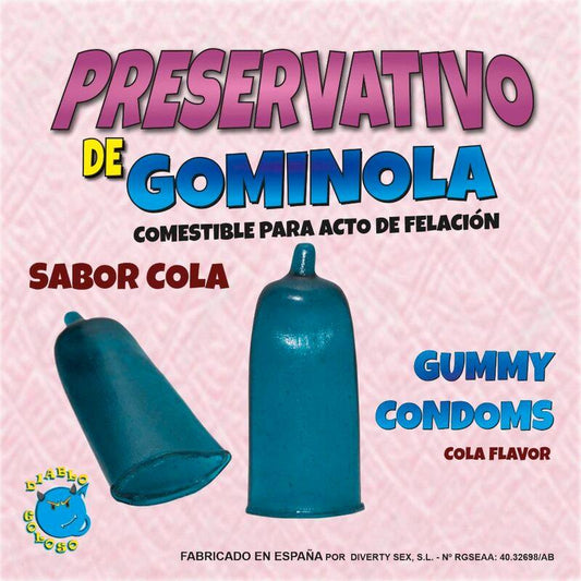 DIVERTY SEX - PRESERVATIVO DE GOMINOLA SABOR COLA