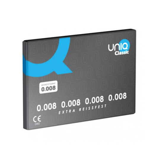 UNIQ - PRESERVATIVOS EXTRA FINOS SIN LÁTEX CLASSIC 3 UNIDADES