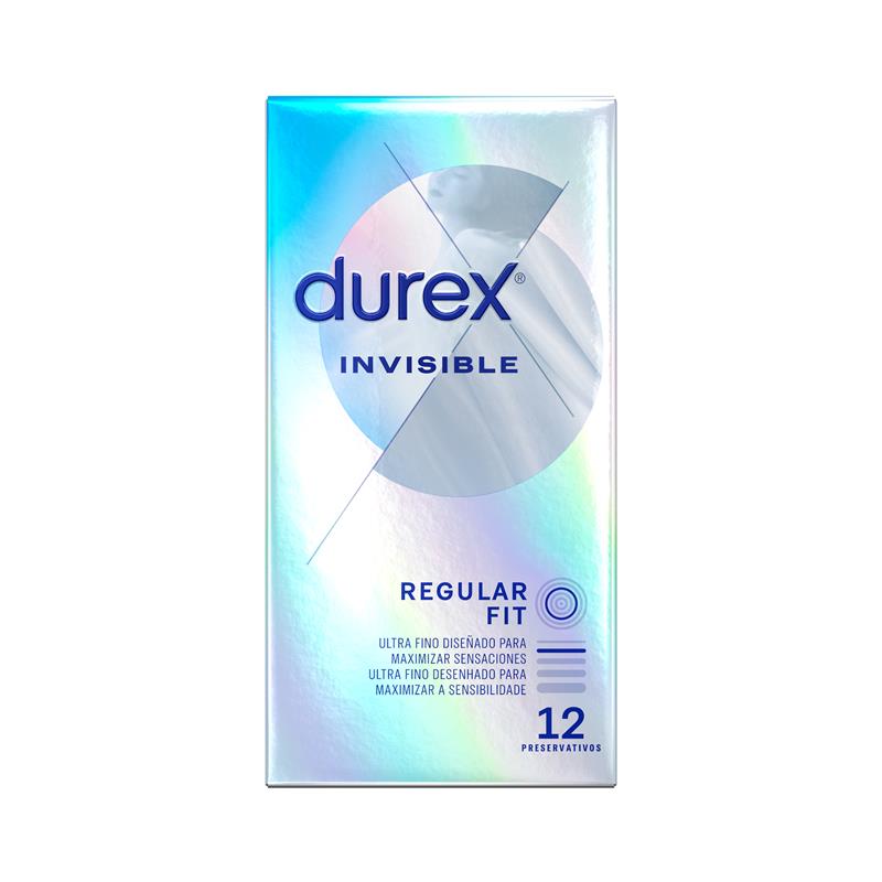 DUREX - PRESERVATIVOS INVISIBLE 12 UD