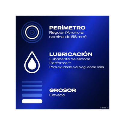 DUREX - PRESERVATIVOS MUTUAL CLÍMAX 12 UD