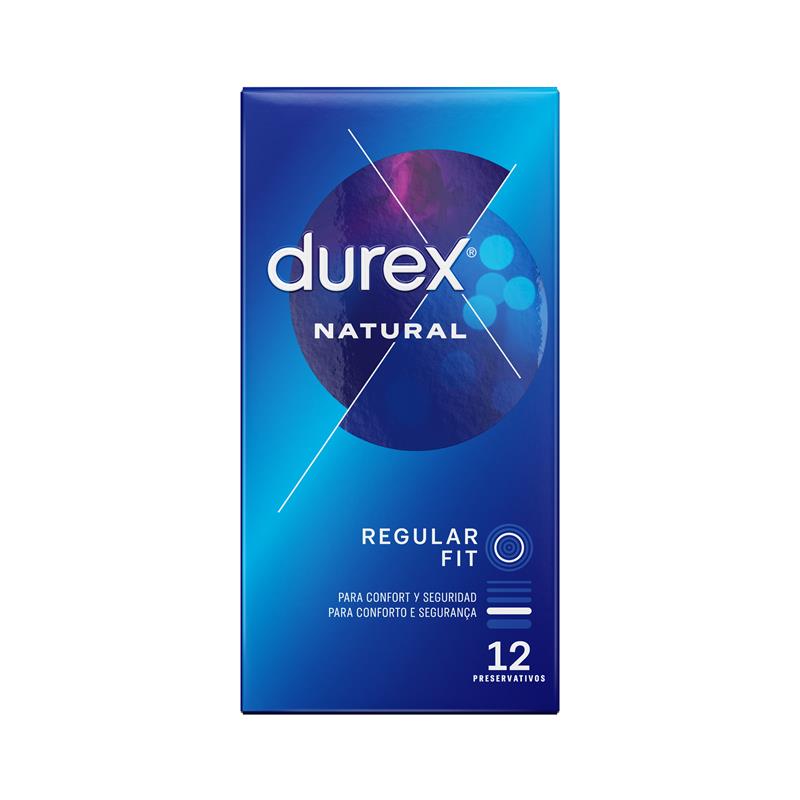 DUREX - PRESERVATIVOS NATURAL 12 UD