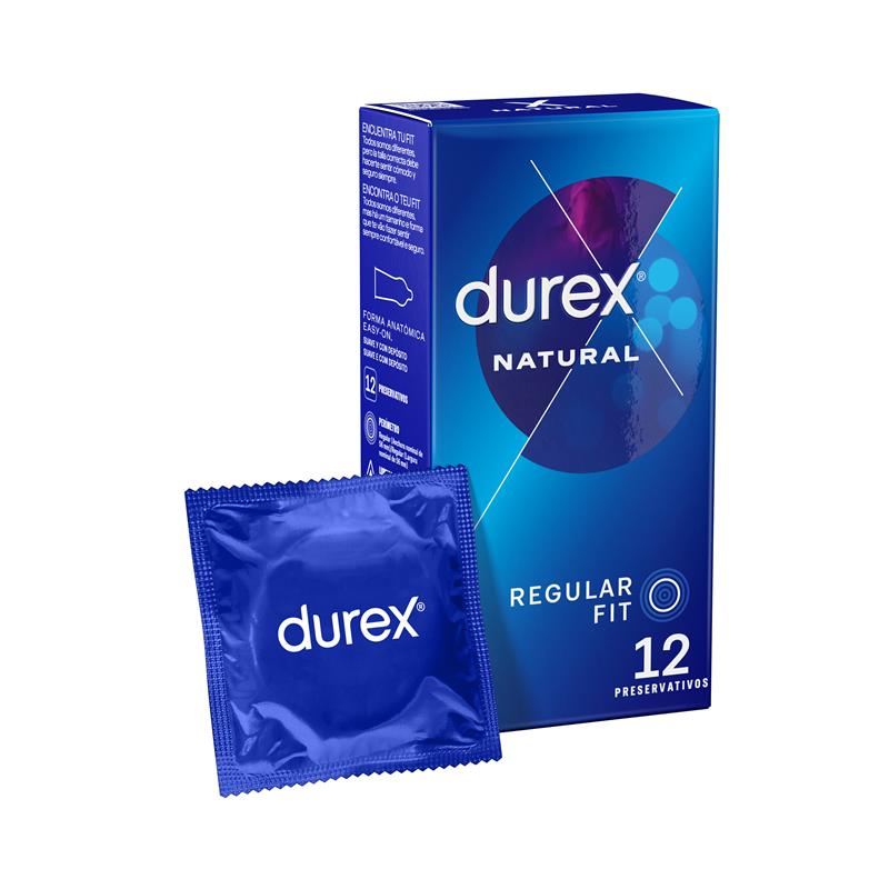 DUREX - PRESERVATIVOS NATURAL 12 UD