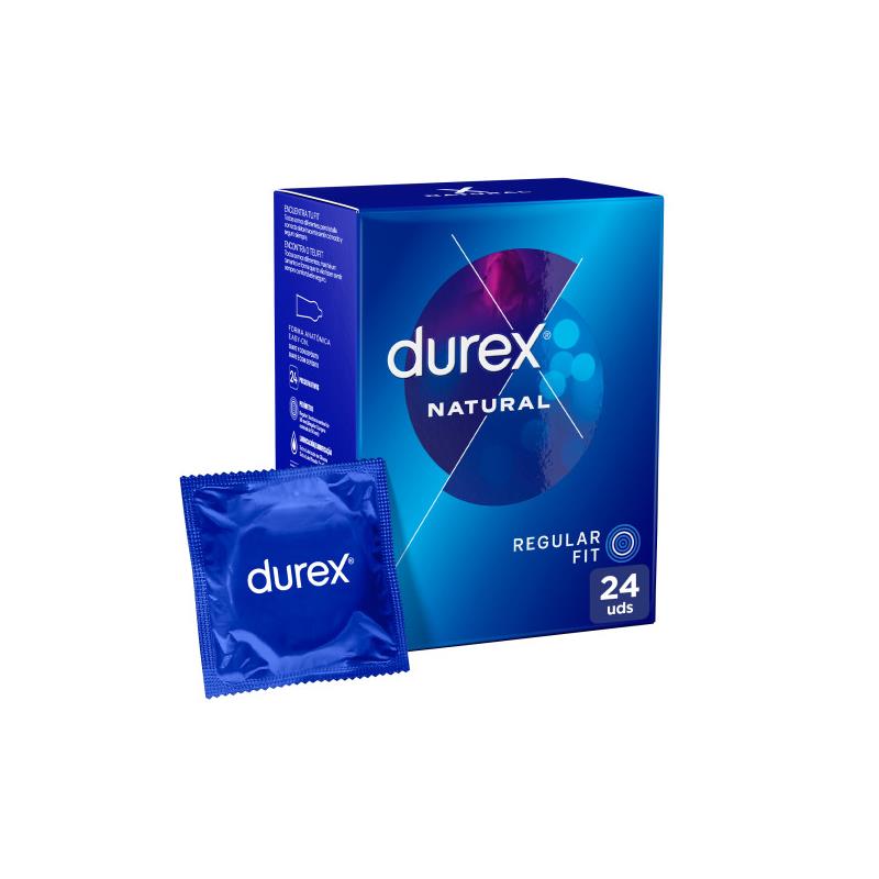 DUREX - PRESERVATIVOS NATURAL 24 UD