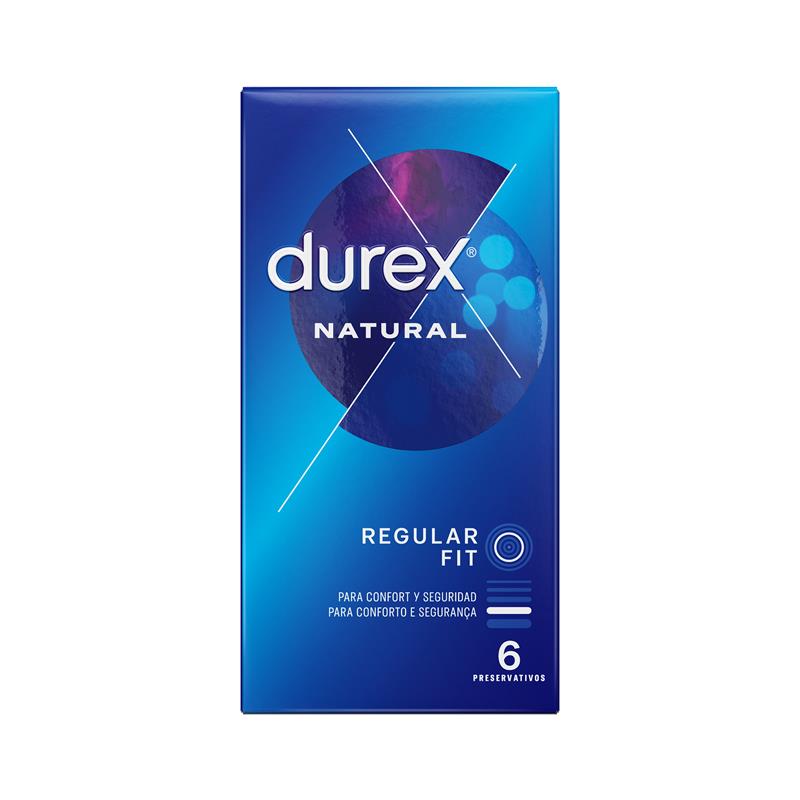 DUREX - PRESERVATIVOS NATURAL 6UD