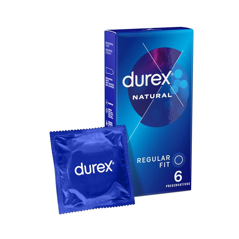 DUREX - PRESERVATIVOS NATURAL 6UD