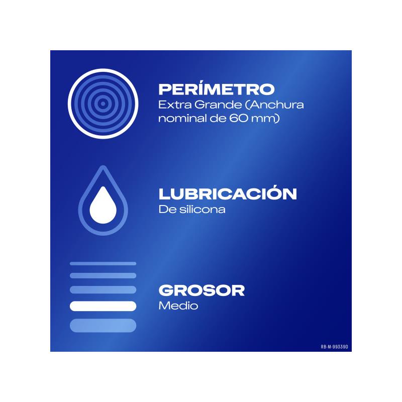 DUREX - PRESERVATIVOS NATURAL XL 12 UD