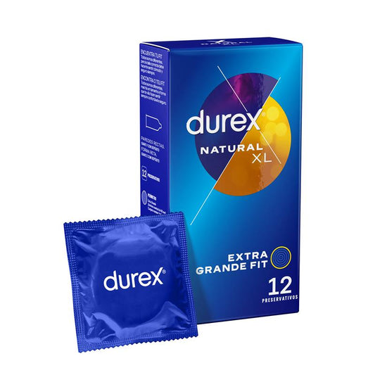DUREX - PRESERVATIVOS NATURAL XL 12 UD