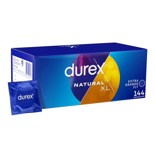 DUREX - PRESERVATIVOS NATURAL XL 144 UD