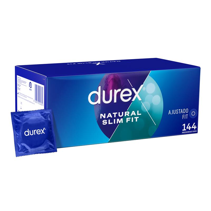 DUREX - PRESERVATIVOS NATURALS SLIM FIT 144 UD