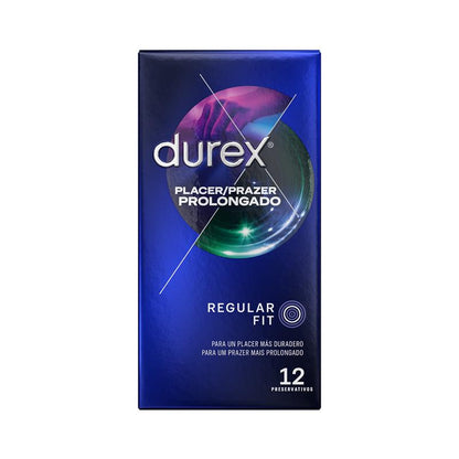 DUREX - PRESERVATIVOS PLACER PROLONGADO 12UD