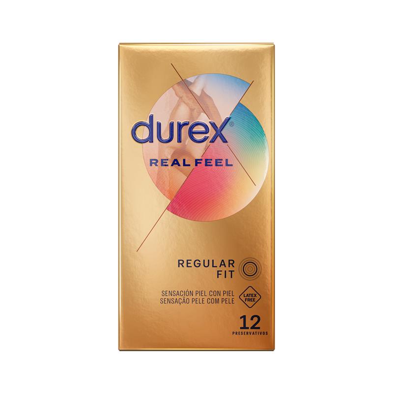 DUREX - PRESERVATIVOS REAL FEEL 12UD