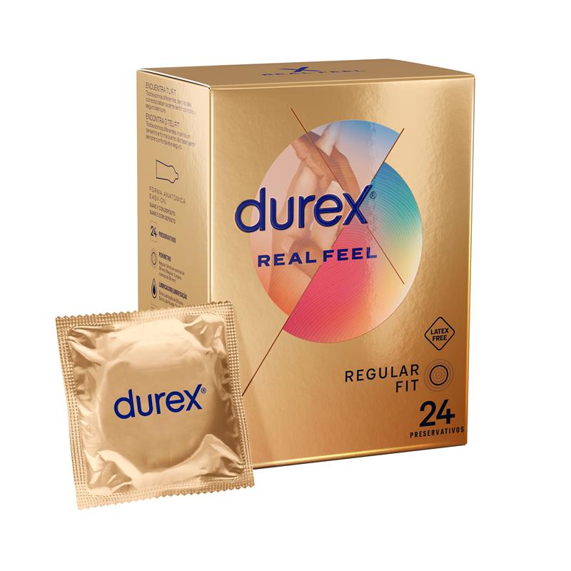 DUREX - PRESERVATIVOS REAL FEEL 24UD