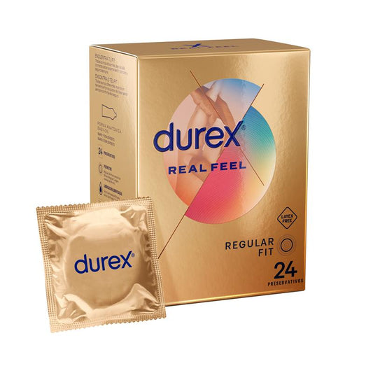 DUREX - PRESERVATIVOS REAL FEEL 24UD