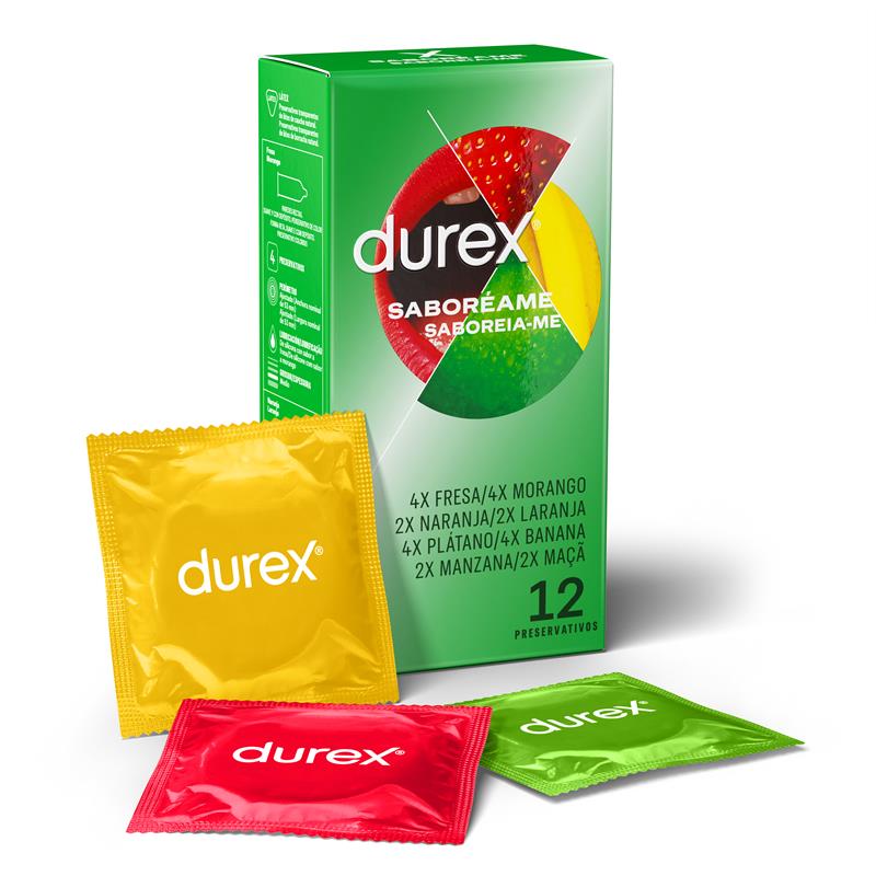 DUREX - PRESERVATIVOS SABORÉAME 12 UD